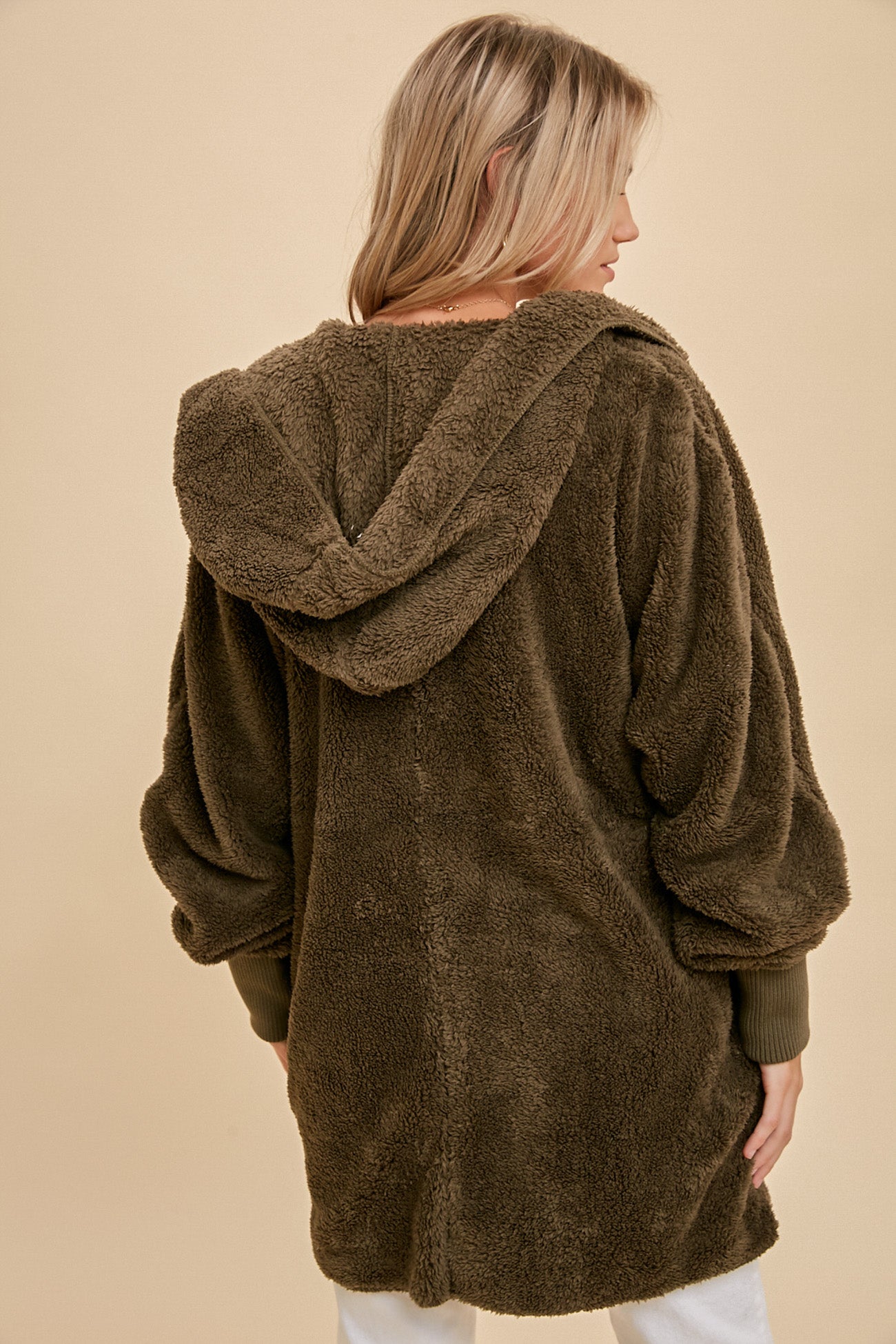 Faux Fur Hooded Jacket