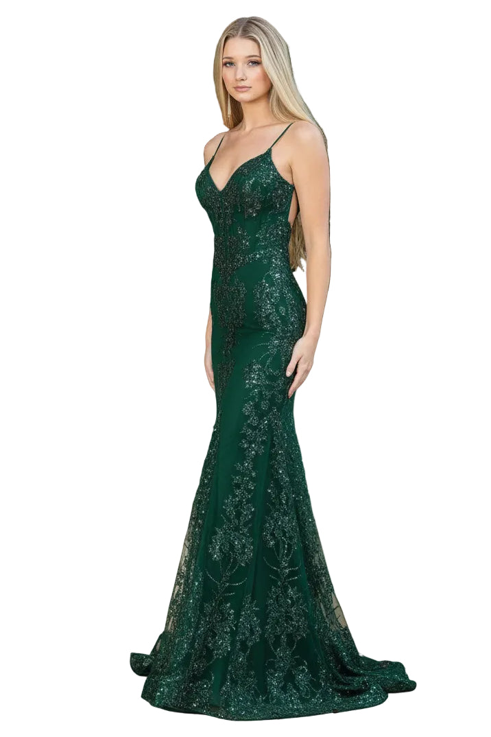 Spaghetti Strap Gown