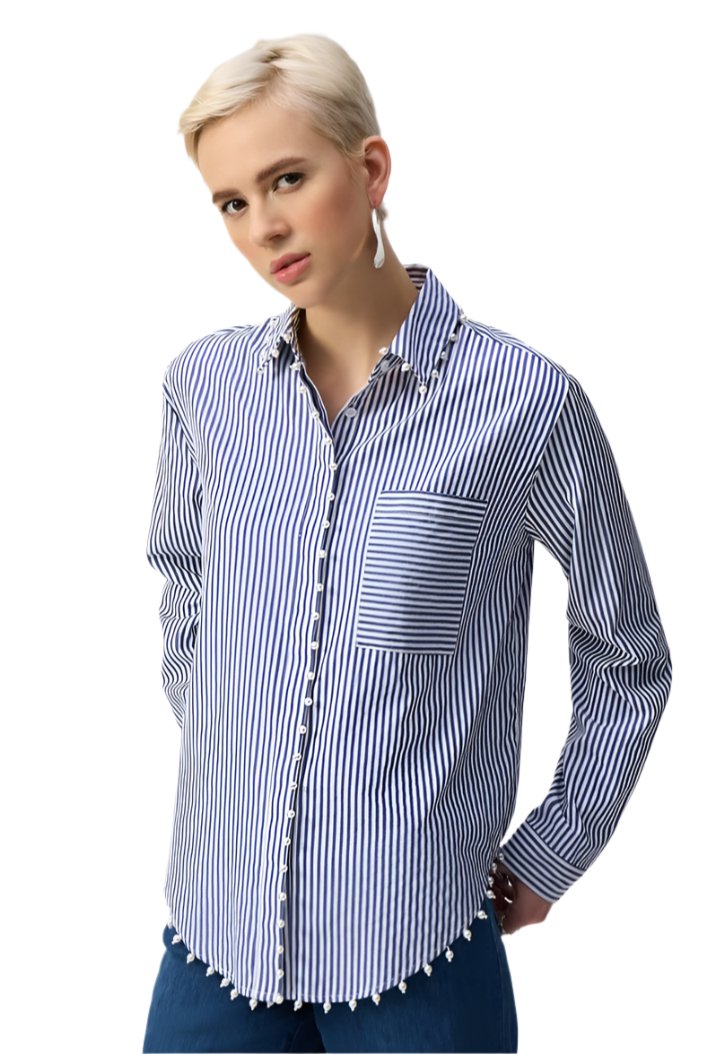 Striped Stretch Cotton Shirt