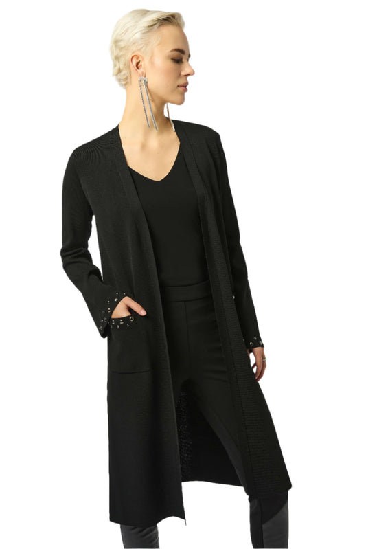 Sweater Knit Open-Front Cover Up