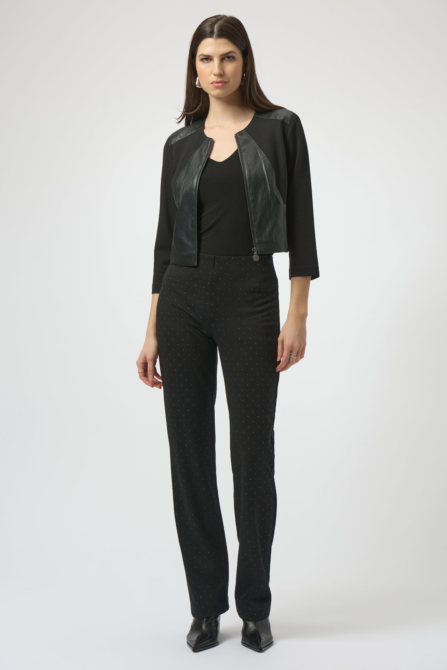 Heavy Knit Dew Drop Straight Leg Pants