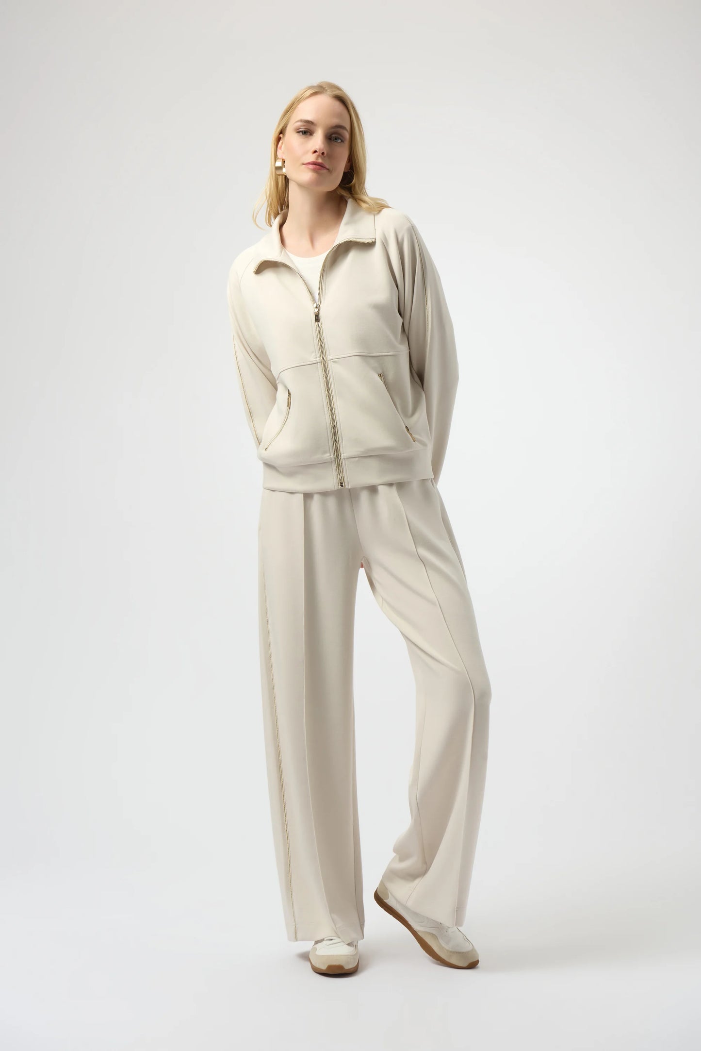 Scuba Jersey Funnel Neck Jacket