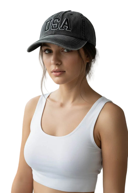 USA Embroidered Baseball Cap