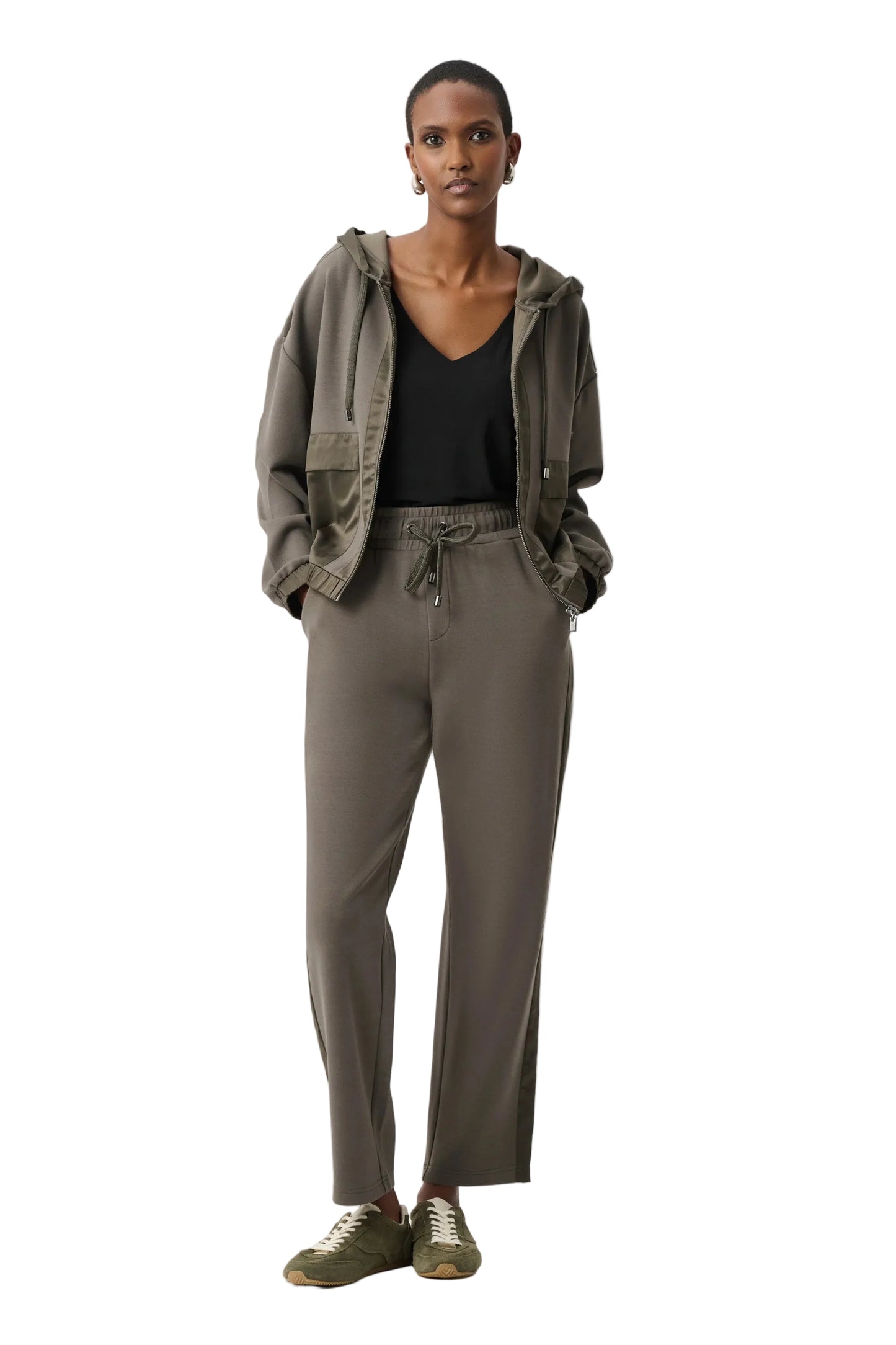Scuba Jersey Straight Leg Pants