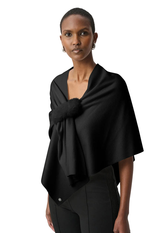 Faux Fur Draped Cover Up
