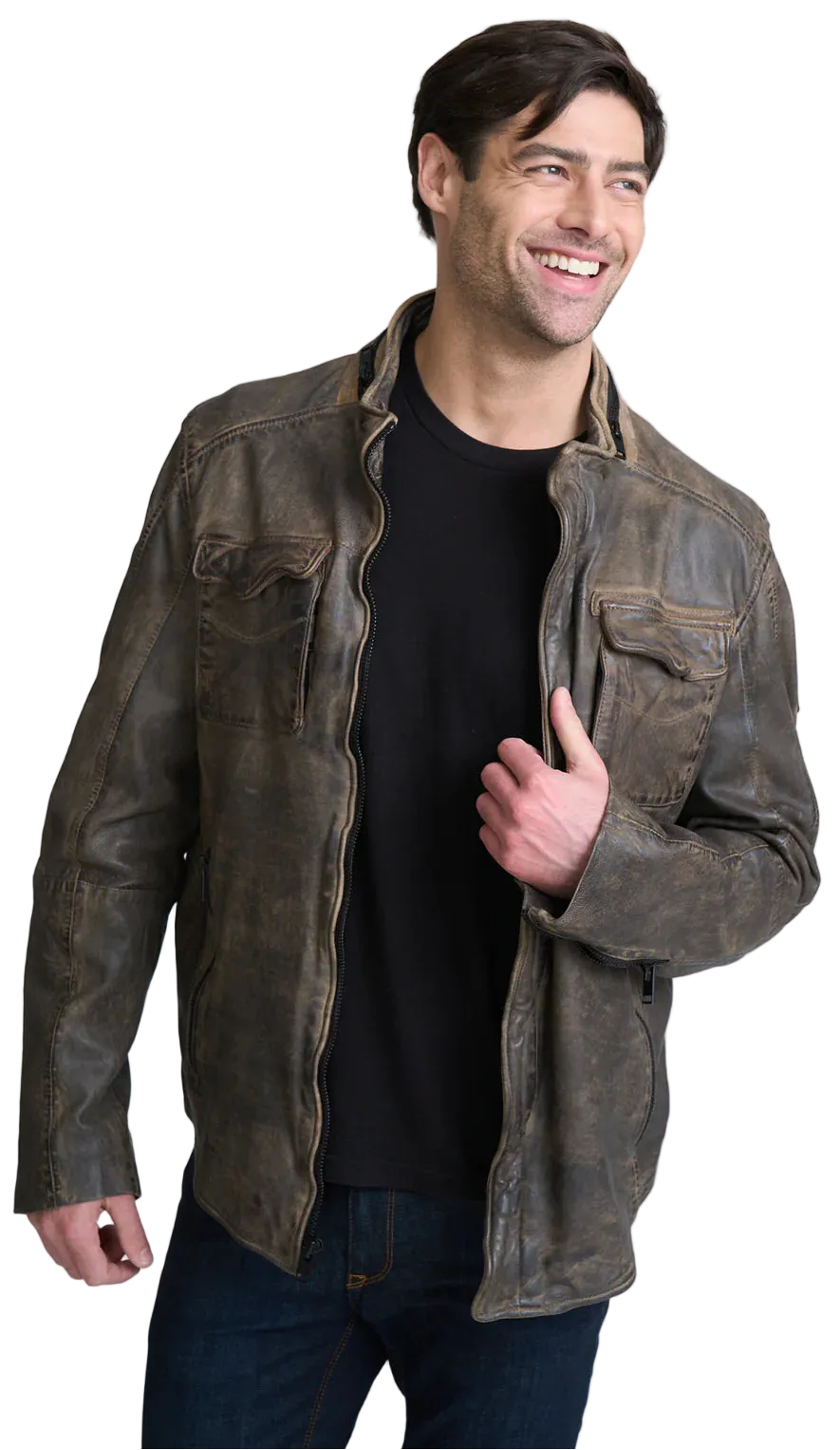 Men's Cove RF Leather Jacket