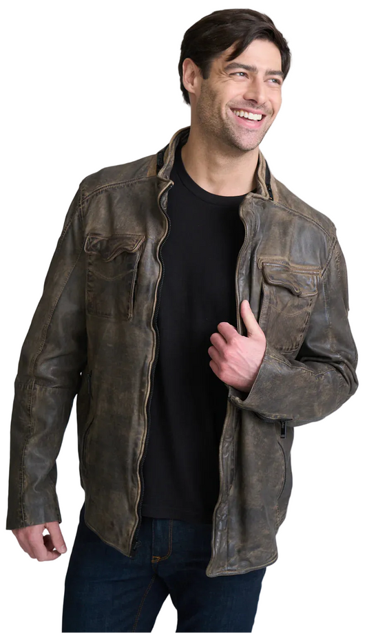 Men's Cove RF Leather Jacket