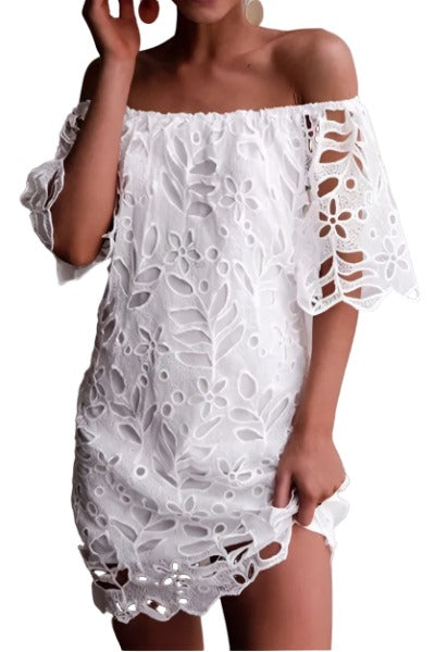 Off The Shoulder Lace Dress