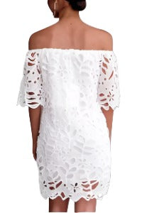 Off The Shoulder Lace Dress