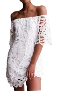 Off The Shoulder Lace Dress