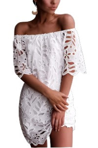 Off The Shoulder Lace Dress