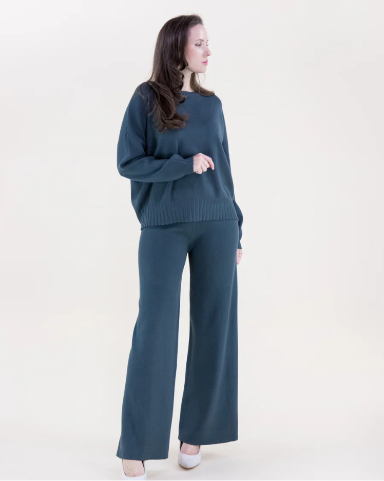 Comfy Wide Leg Knit Pants