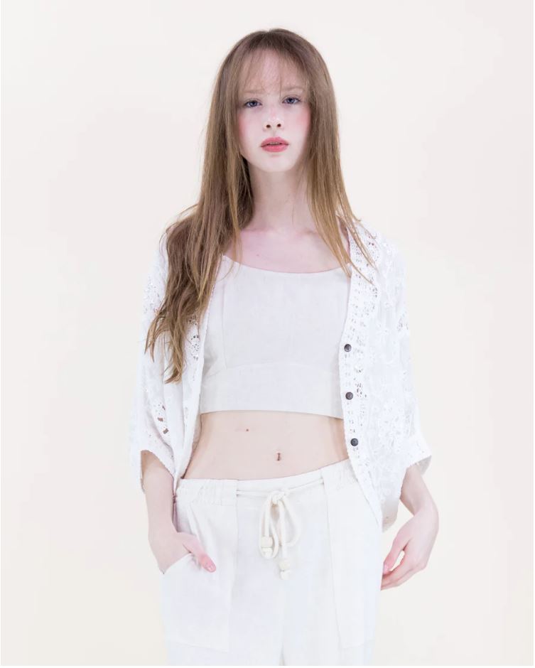 Moon Flower Crochet Cardigan
