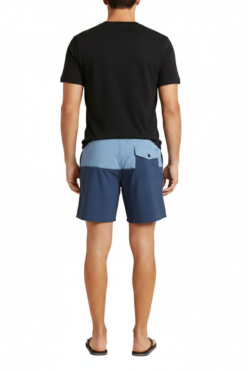 Nylon Color Block Water Shorts