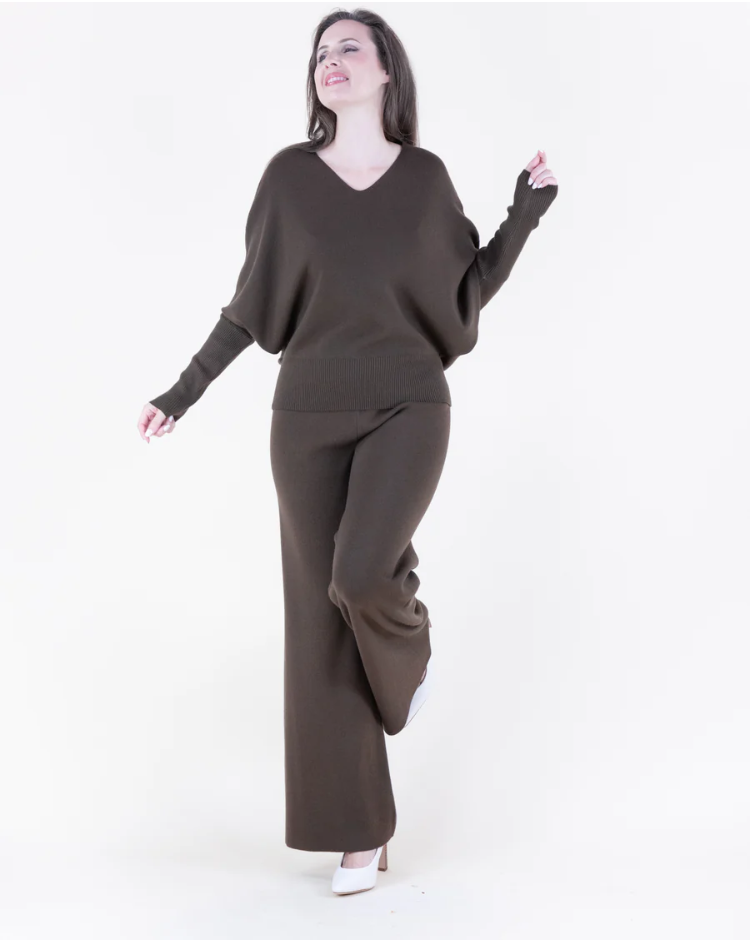 V-Neck Comfy Pullover Sweater