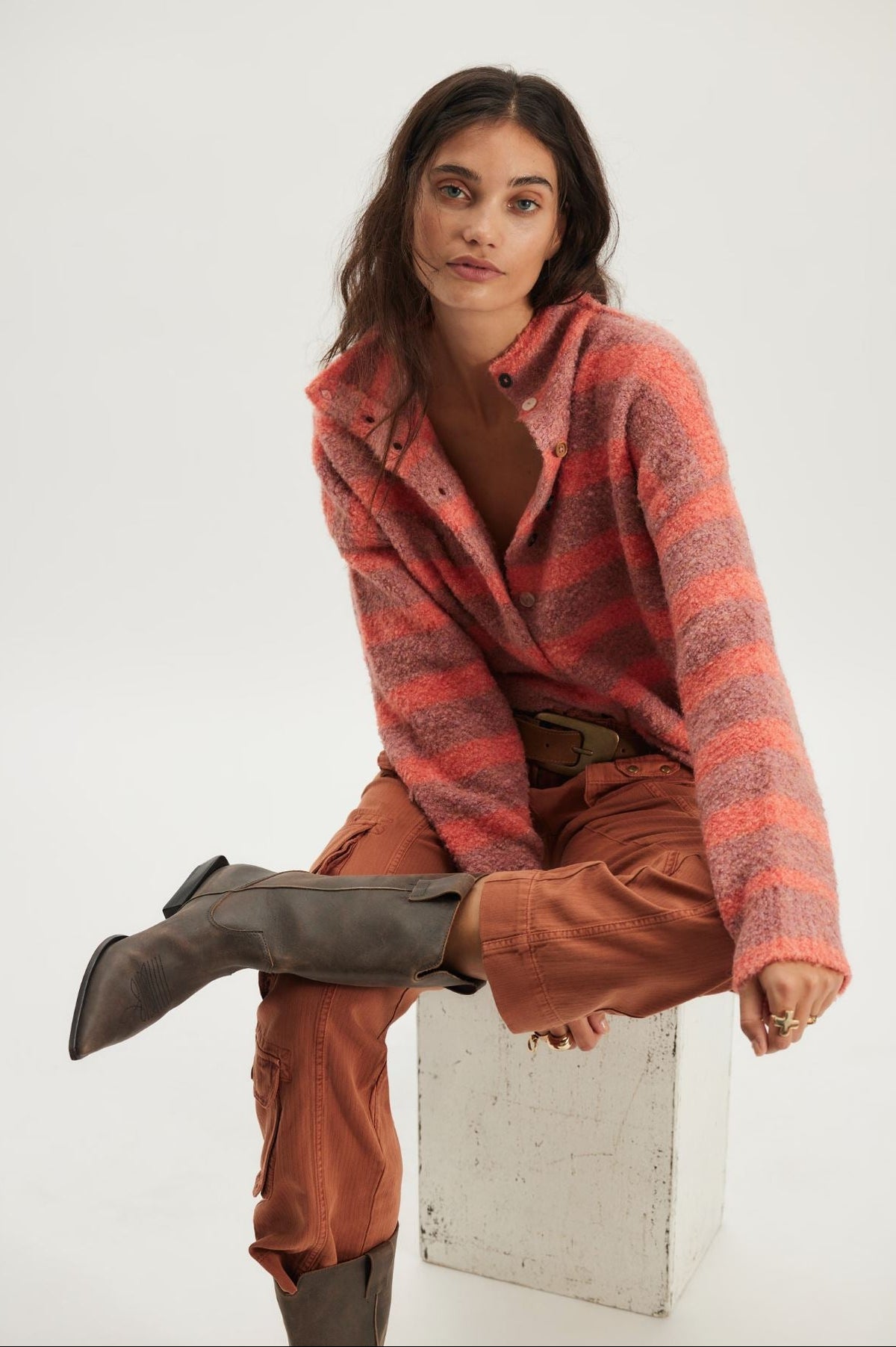 WTF Button Collection Cardi