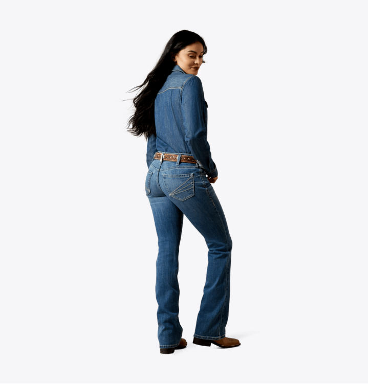 WMS Mid Rise Aisha Boot Cut Jean