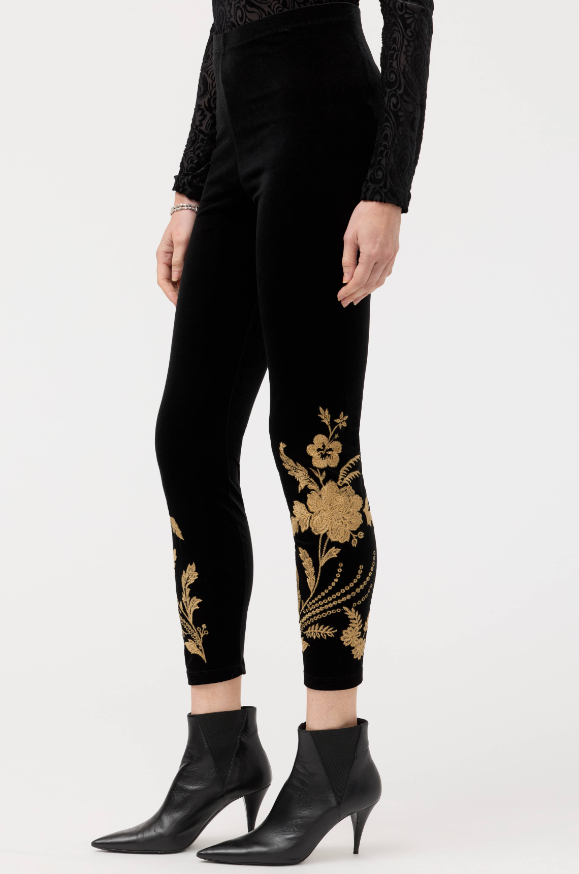 Stretch Velvet Legging