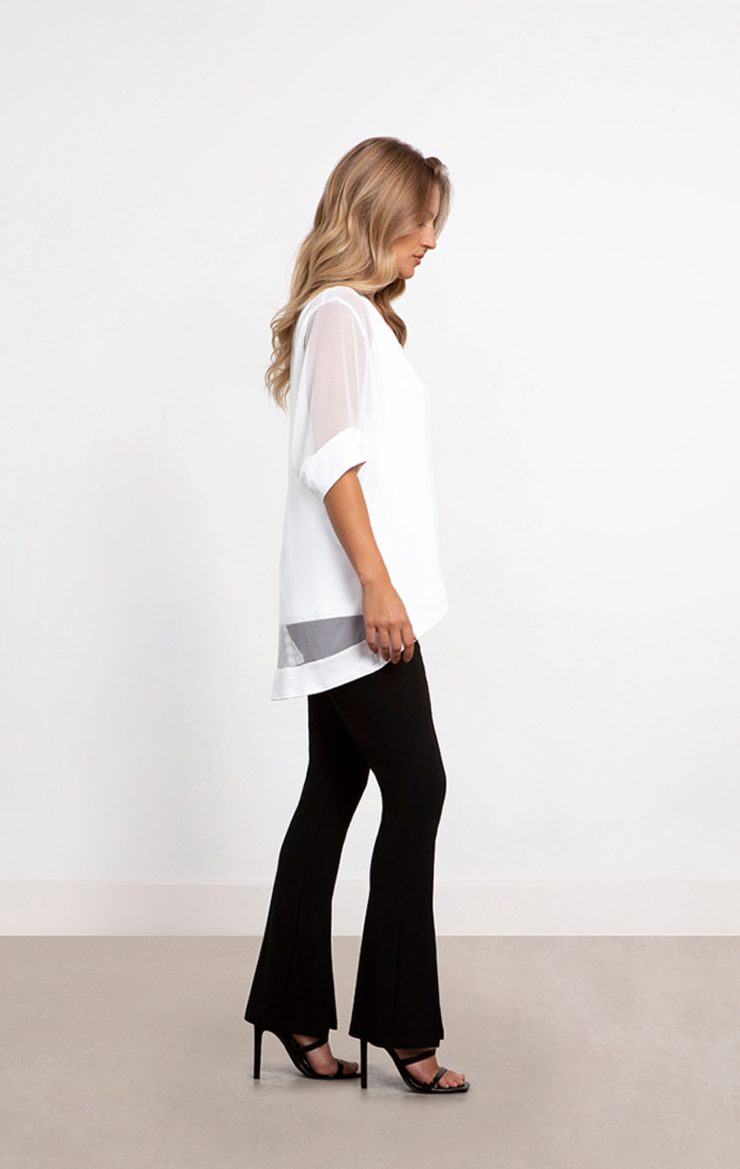 C - Mesh Boxy Tunic