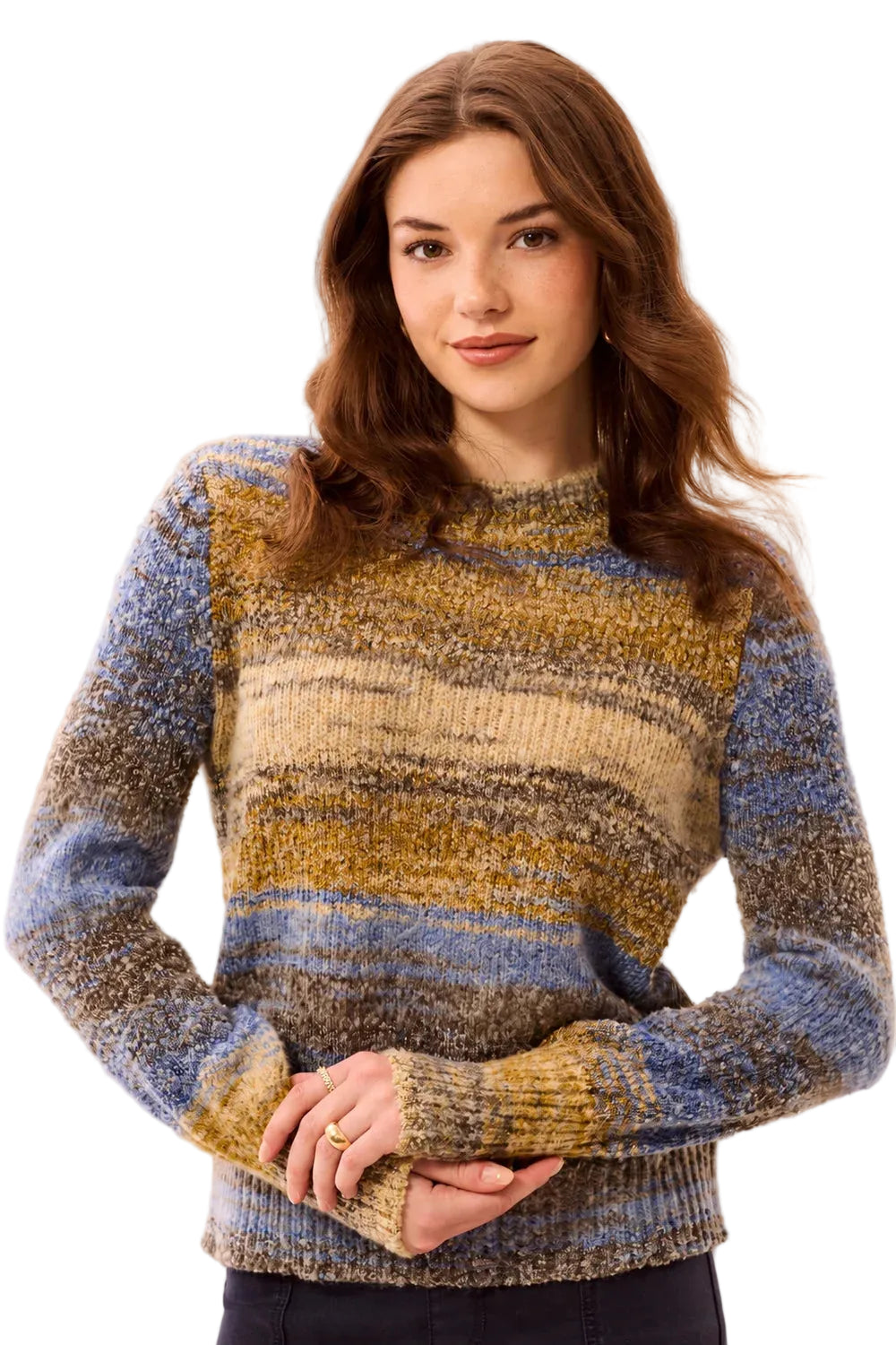 Long Sleeve Mock Neck Sweater