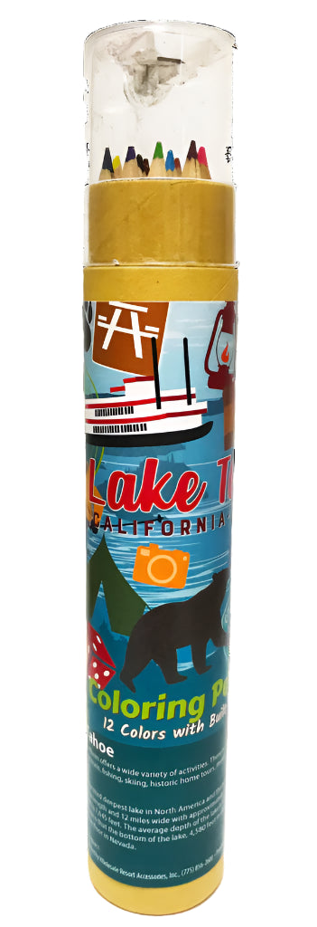 Twelve Color Pencil Pack Lake Tahoe