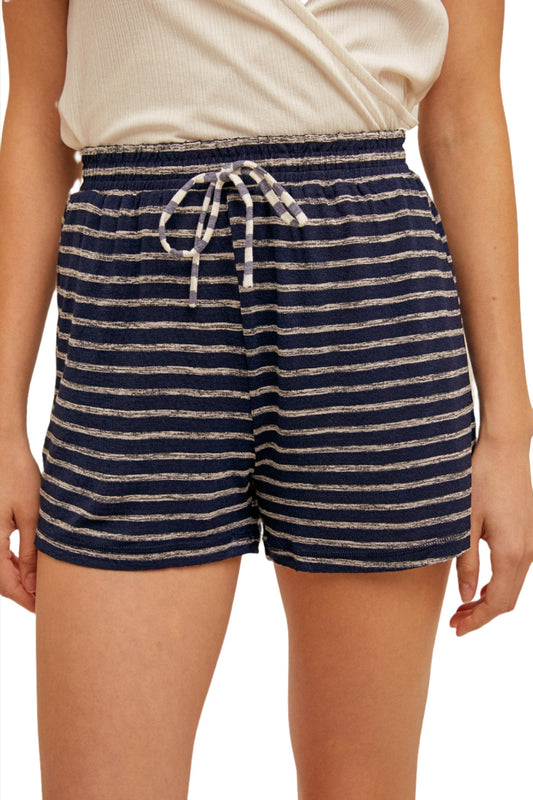 Stripe Knit Shorts