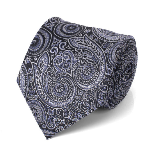 Micro Fiber Poly Woven Paisley Tie