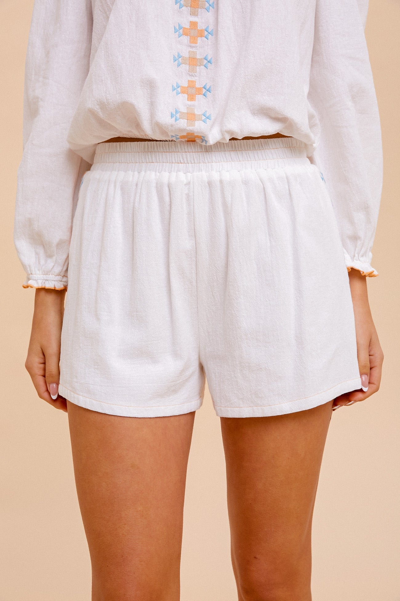 Embroidered Shorts