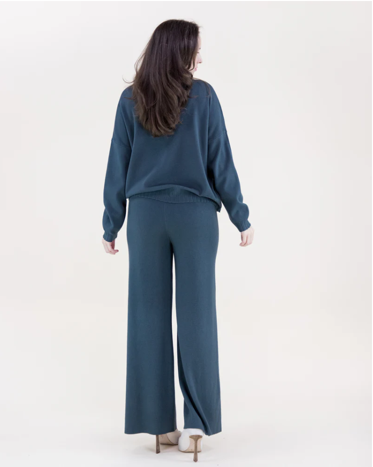Comfy Wide Leg Knit Pants