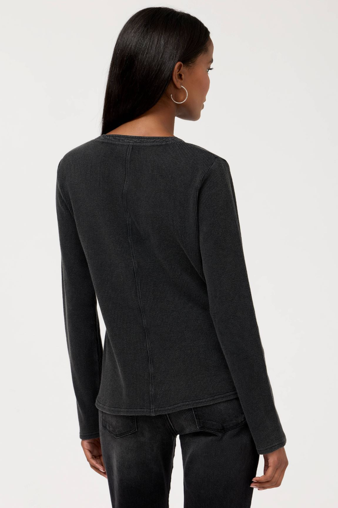 Mixed Media Henley Thermal - Sarai