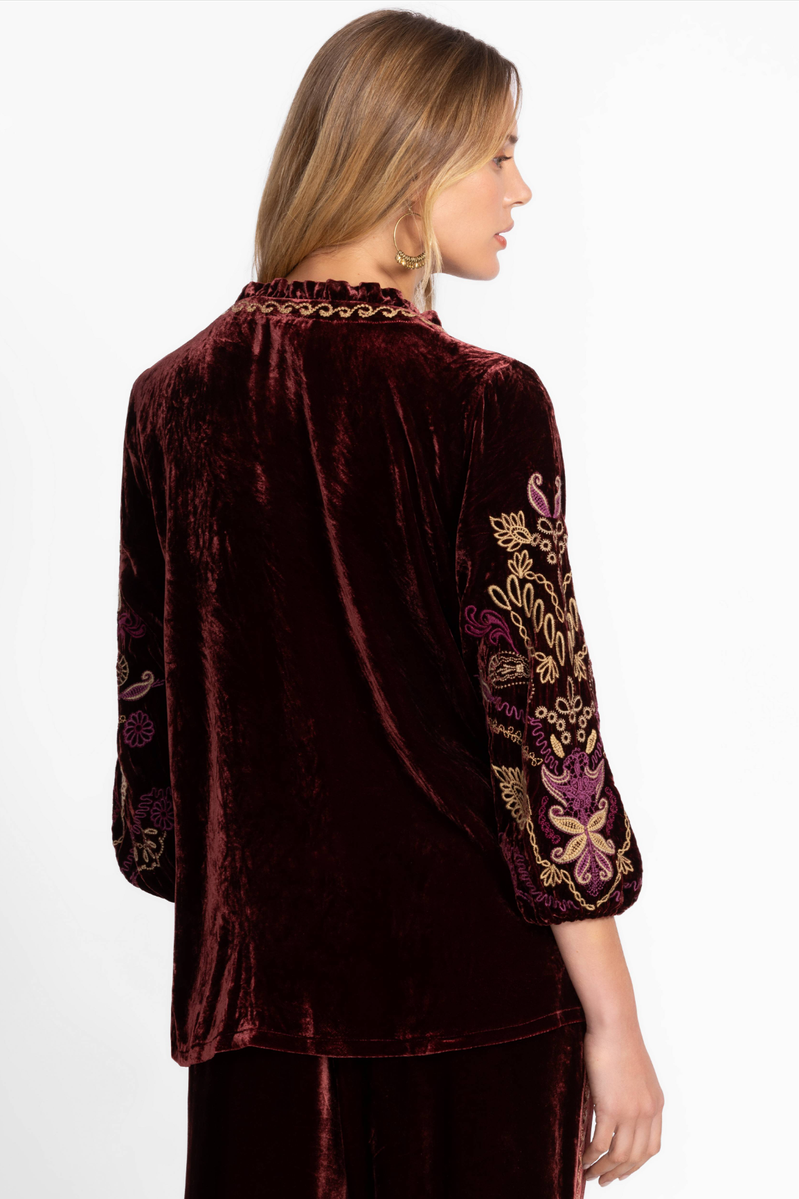 Velvet Field Blouse - Shira