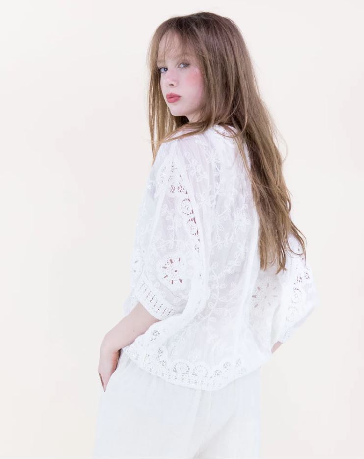 Moon Flower Crochet Cardigan