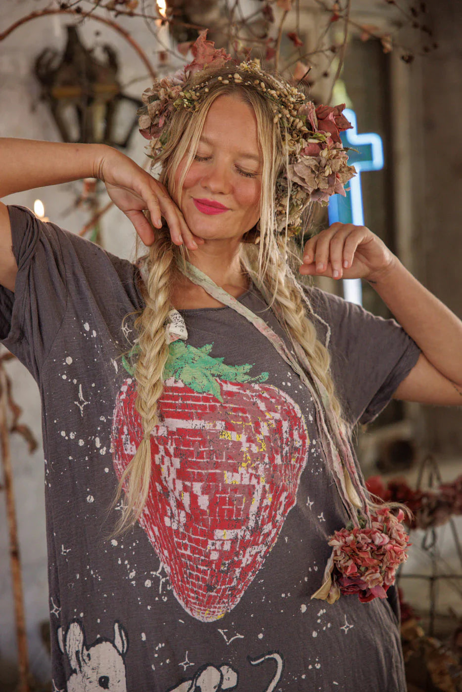 Discotheque Fraises T Dress