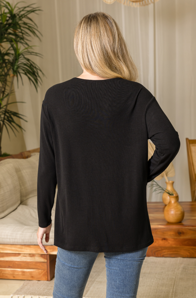 Long Sleeve Knit Top