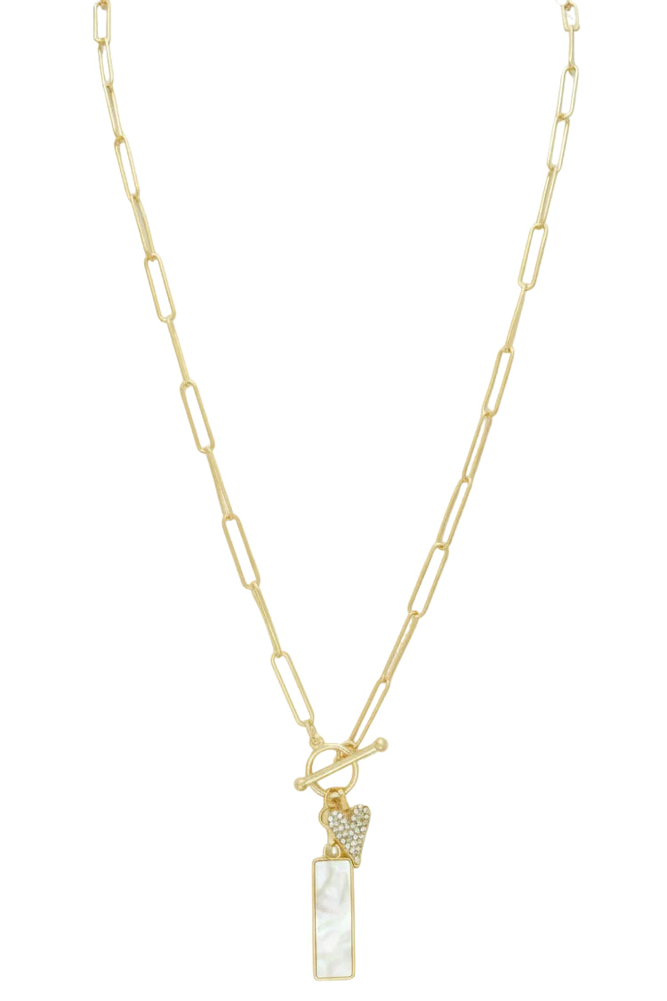 Necklace with Pearl Charms