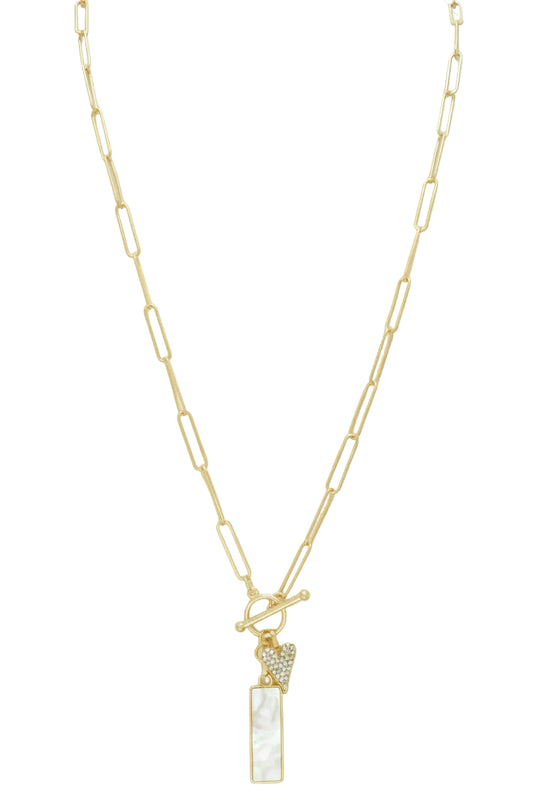Necklace with Pearl Charms