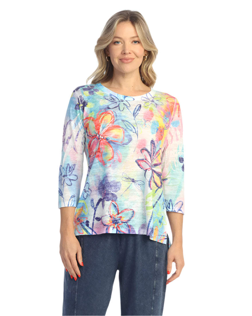 C - Poetic 3/4" Sleeve Top