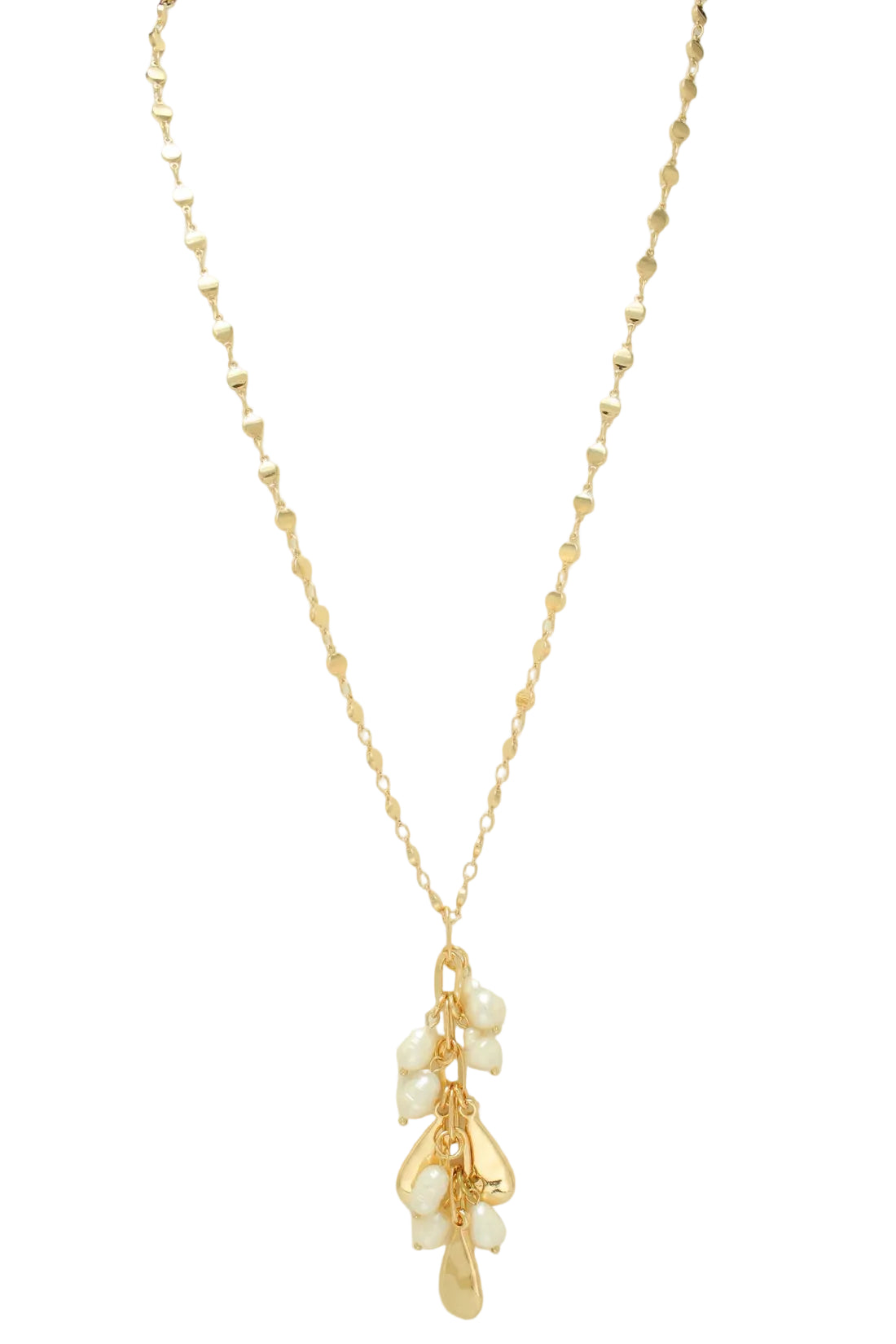 Long Chain Necklace with Heart Charm