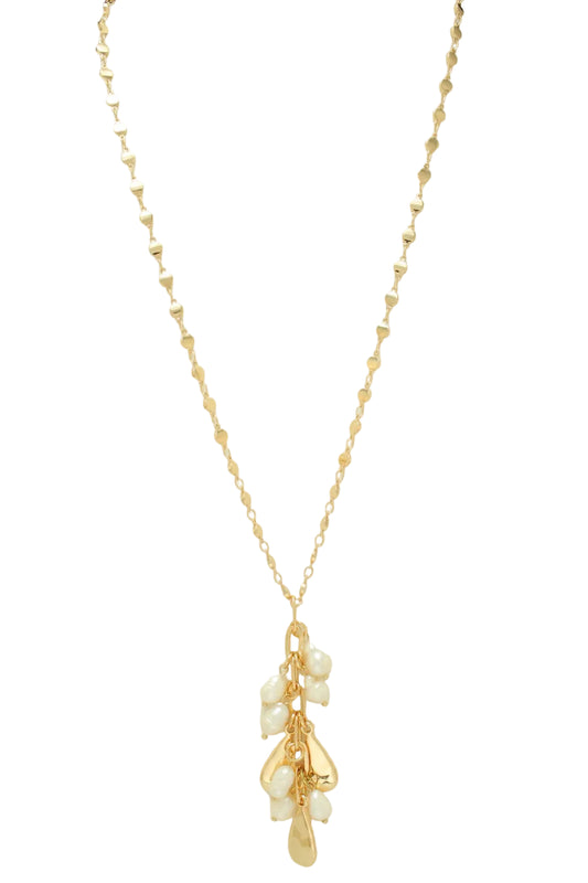 Long Chain Necklace with Heart Charm