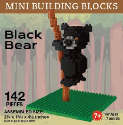 Mini Building Blocks - Black Bear
