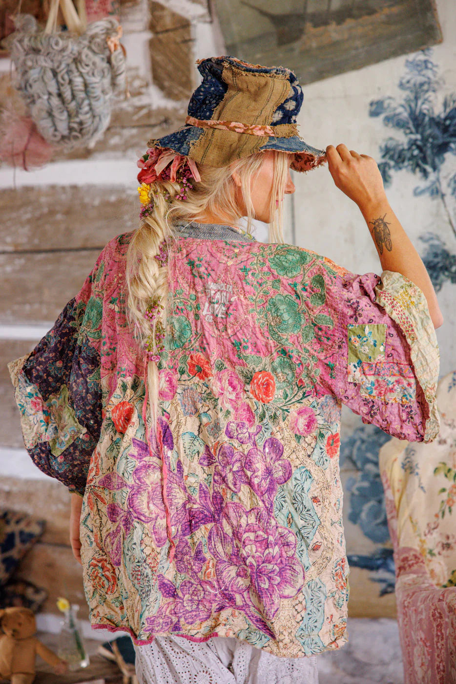 Piecewise Crop Dashi Kimono