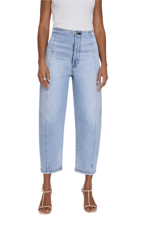 Blair High Rise Seamed Barrel Jean