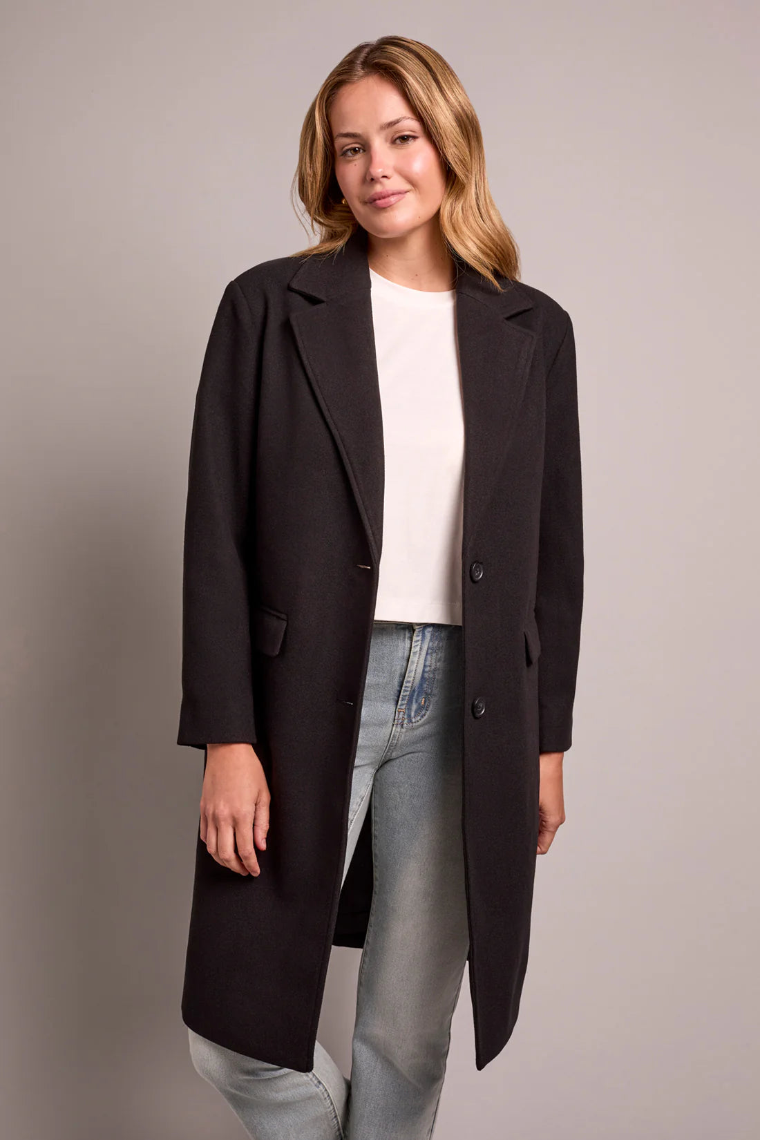 Ultra-Soft Knit Coat With Removable Fooler Hoodie
