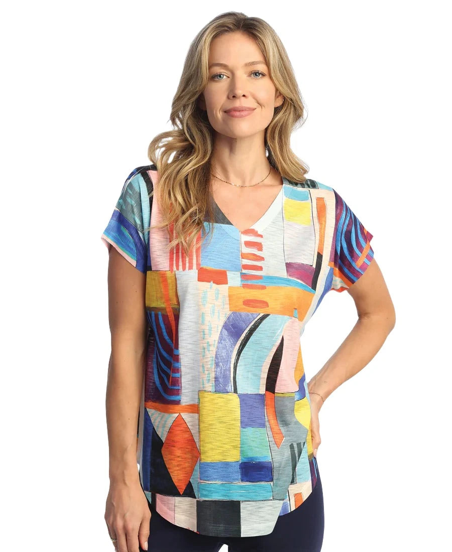 S/S V-Neck Tunic - Santiago