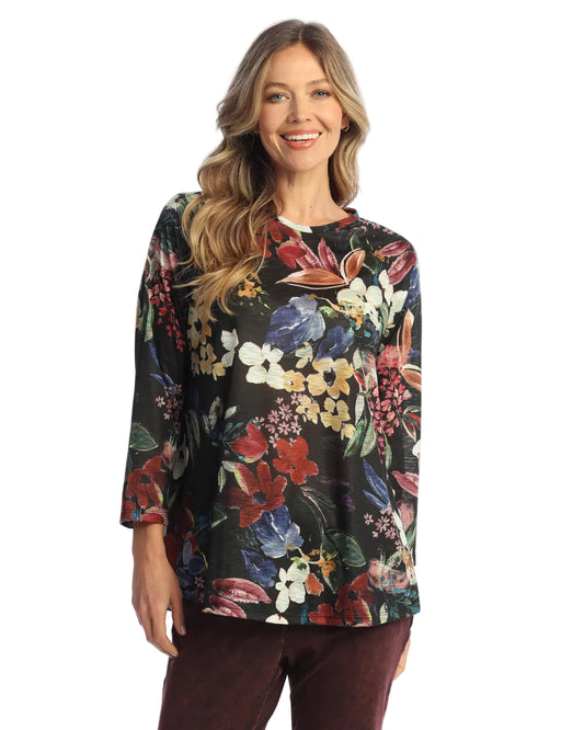 Raglan A-Line Drape Top - Juliette