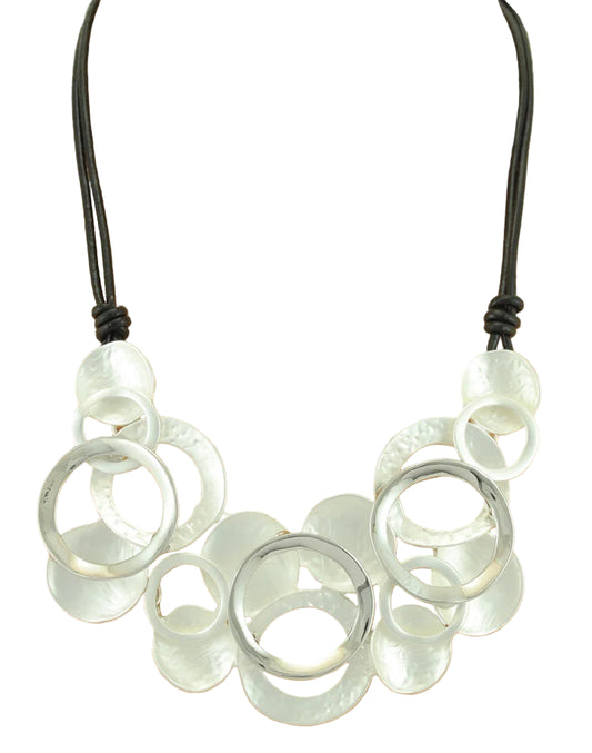 Short Necklace with Circles