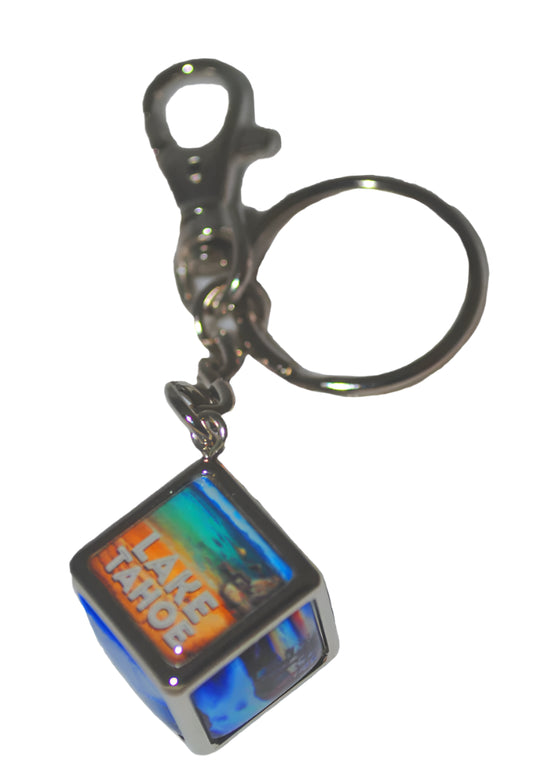 Keychain - Photo Cube Lake Tahoe