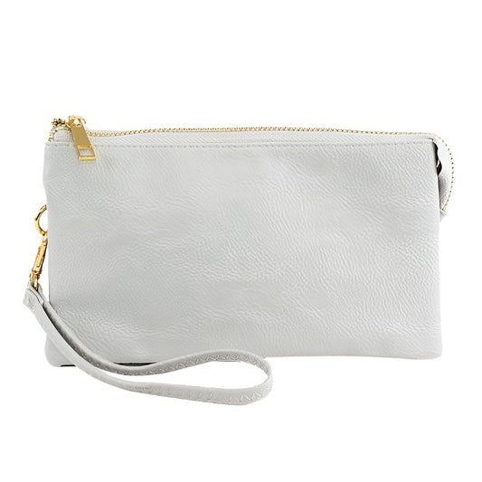 Folded Clutch with Zipper