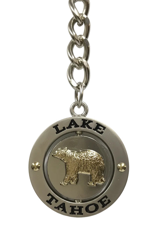 Keychain - Circle Spinner Bear Lake Tahoe