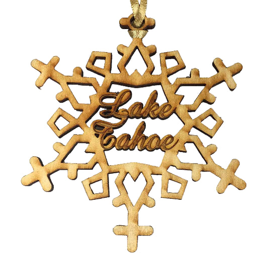 Ornament - Wood Snowflake
